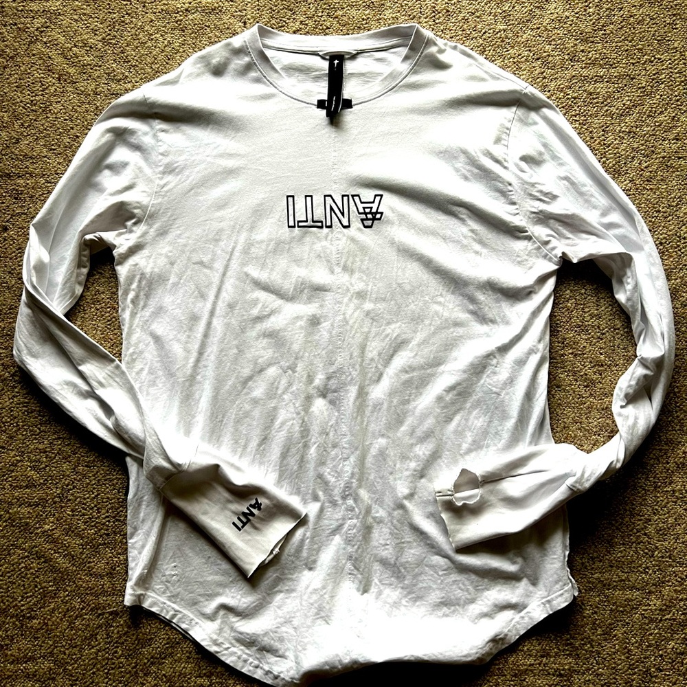 The Anti-Order XY Aesthetic Legion LS Tee White/Black